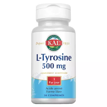 L-Tyrosine 500 mg KAL 30 comprimés
