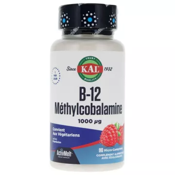 B12 Méthylcobalamine 1000 µg KAL 90 comprimés