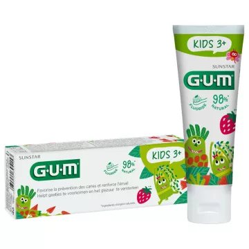 Sunstar Gum Gel Zahnpasta Kids 3+ Erdbeere 50 ml