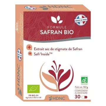 HDNC Organic Saffron Formula Saffr'Inside 30 capsules