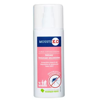 MOUSTI KO Anti-muggenlotion voor baby's, zwangere vrouwen