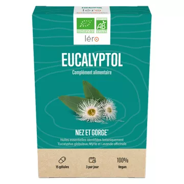 Léro Eucalyptol Organic 15 Capsules nose throat