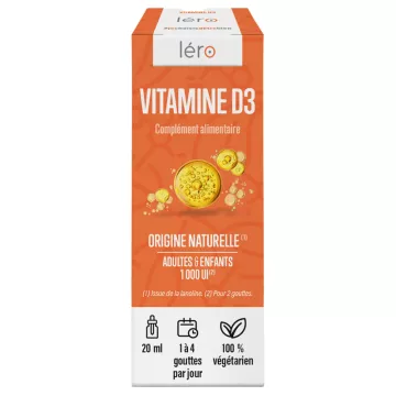 Léro Vitamine D3 végétale 20ml