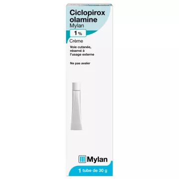Ciclopirox Olamin 1 % Creme Mylan 30 g