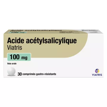 Mylan Viatris Acide Acétylsalicylique 100 mg 30 comprimés