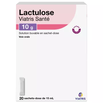 Lactulose Viatris - Mylan 10g / 20 sacos 15ml