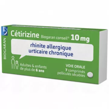 Cetirizina Biogaran Consiglio 10 mg 7 compresse
