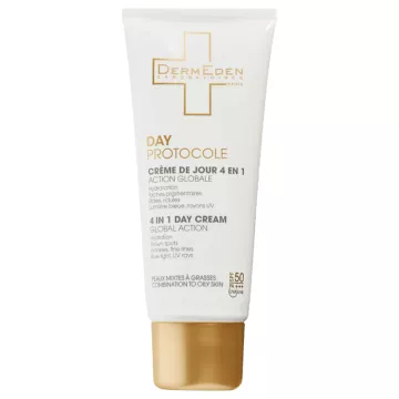 Dermeden Day Protocol Day Cream 4 in 1 spf50 Combination Skin 50 ml