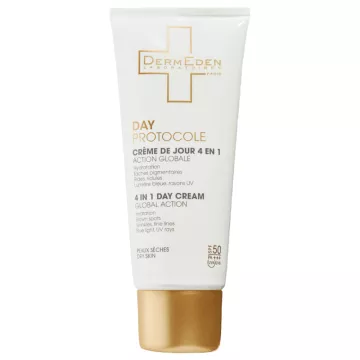 Dermeden Day Protocol Day Cream 4 in 1 spf50 Dry Skin 50 ml