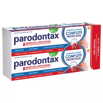 Parodontax Dentifrice Complete Protection Fraîcheur Intense 2x75 ml