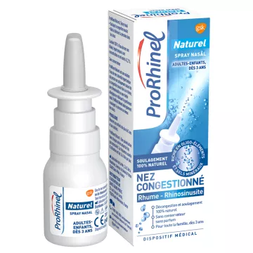 Prorhinel Natural Nasal Spray Congested Nose 20 ml