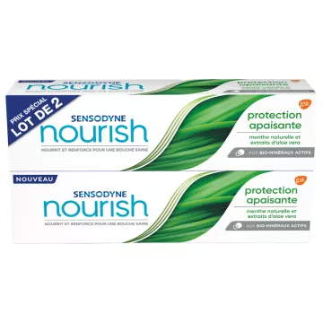 Sensodyne Dentifrice Nourish Protection Apaisante 2x75 ml