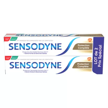 Sensodyne Dentifrice Protection Complète 2x75 ml