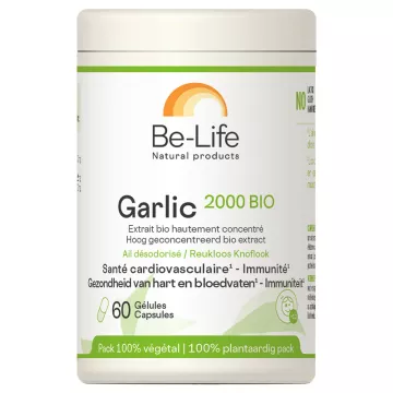 Be-Life Ajo 2000 Orgánico Salud Cardiovascular 60 cápsulas