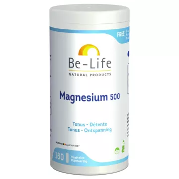 Be-Life Magnésium 500 Détente Musculaire 180 gélules