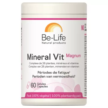 Be-Life Mineraal Vit Magnum Vermoeidheid 60 capsules