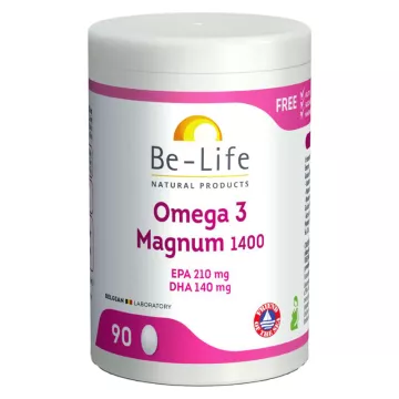 Be-Life Omega 3 Magnum 1400 EPA/DHA 90 gélules