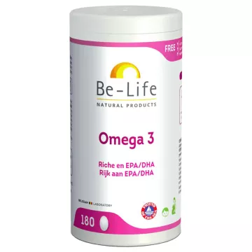 Be-Life BIOLIFE OMEGA 3 90/180 capsule 500mg