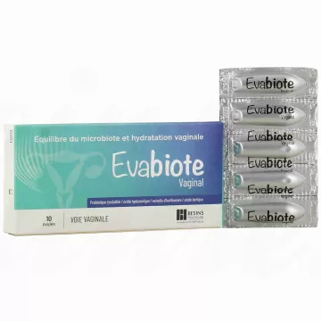 Evabiote Vaginal Postbiotique 10 ovules