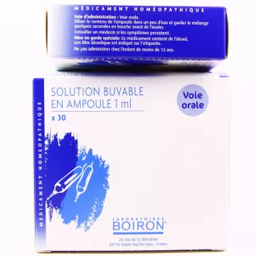 PREPARATION MAGISTRALE COMPLEXE AMPOULES BUVABLES HOMEOPATHIE BOIRON