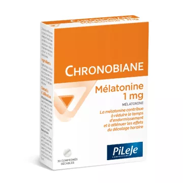 PILEJE CHRONOBIANE MELATONINA 30 pastillas marcadas