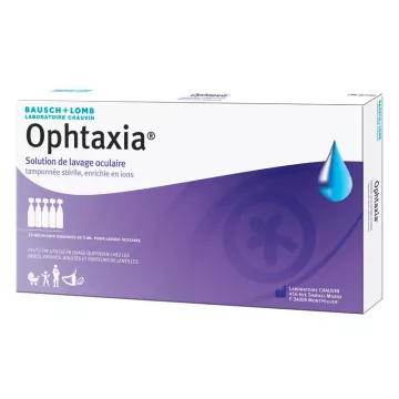 BAUSCH & LOMB OPHTAXIA Lavage Oculaire 10 Unidoses
