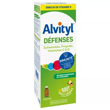 Alvityl Abwehrkräfte Echinacea, Propolis, Vitamin C & D Sirup 240 ml