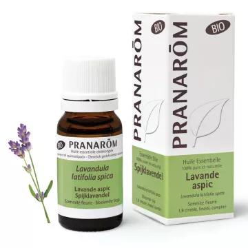 Organic Lavender essential oil 10ml aspic PRANAROM