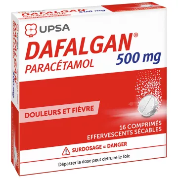 Dafalgan Comprimidos Efervescentes 500 Mg