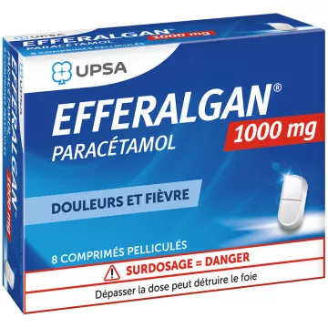 Comprimidos revestidos por película de Efferalgan 1 g