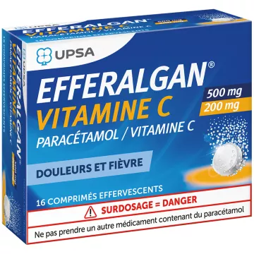 EFFERALGANVITAMINEC COMPRIMES EFFERVESCENTS 16