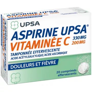 ASPIRINE Vitamine C UPSA 20 bruistabletten