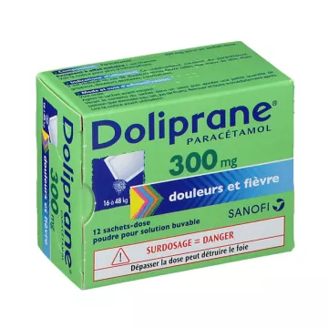 DOLIPRANE 300MG SACHETS 12