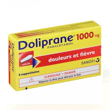 DOLIPRANE 1000MG ВЗРОСЛЫМ 8 суппозиториев