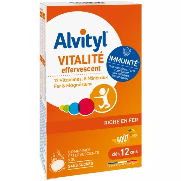 Alvityl Vitalité 12 Vitamines 30 effervescent tablets