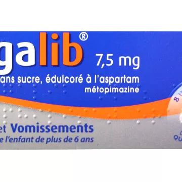 VOGALIB náuseas 7,5 mg vómitos LIOFILIZADO