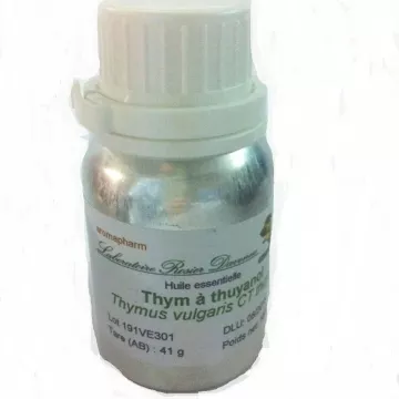 ÓLEO ESSENCIAL thuyanol Tomilho Thymus vulgaris CT thujanol 5 ml ROSA Davenne