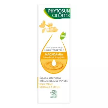 Phytosun Aroms Aceite vegetal de macadamia orgánico