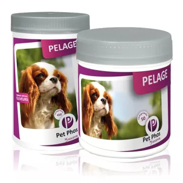 PET-PHOS capa del perro Sogeval 450 TABLETAS