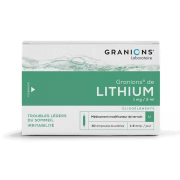 Granions Lithium Trace Element 30 Drinkable Phials