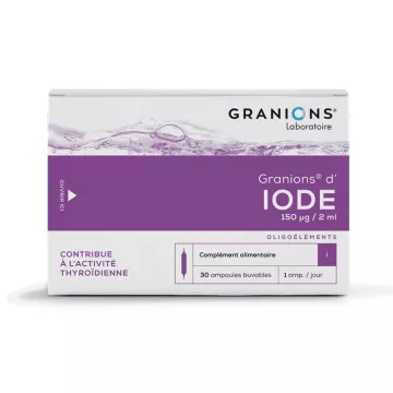 Granions Iodine Trace Element 30 Drinkable Phials