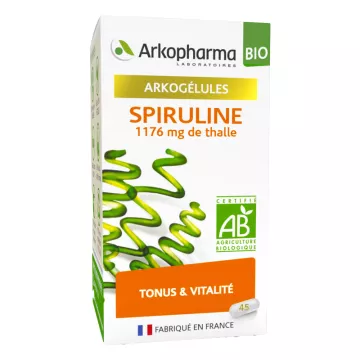 Espirulina orgânica Arkocaps Arkopharma cápsulas