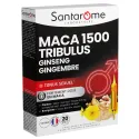 Santarome Maca 1500 Tribulus Ginseng Gingembre Tonus Sexuel