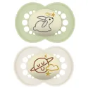Mam Sucette Original Nuit +6 Mois lot de 2 Ref 23