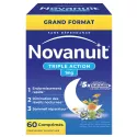 Novanuit Triple Action Mélatonine + Extraits de Plantes