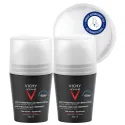 Vichy Homme Deodorante Anti-Tracce 48h Roll-On 2 x 50 ml