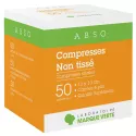 Abso Compresses Non-Woven Sterile Green Brand