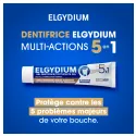 Elgydium Dentifrice Multiactions 5-en-1 75 ml
