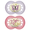 Mam Sucette Original Nuit +6 Mois lot de 2 Ref 23