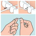 TePe Dental Floss Waxed Mint 40 m